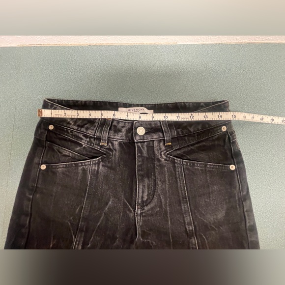 Givenchy Paris Marble Denim Slim Fit Cropped Jeans Women’s 38 US6 - Picture 12 of 15
